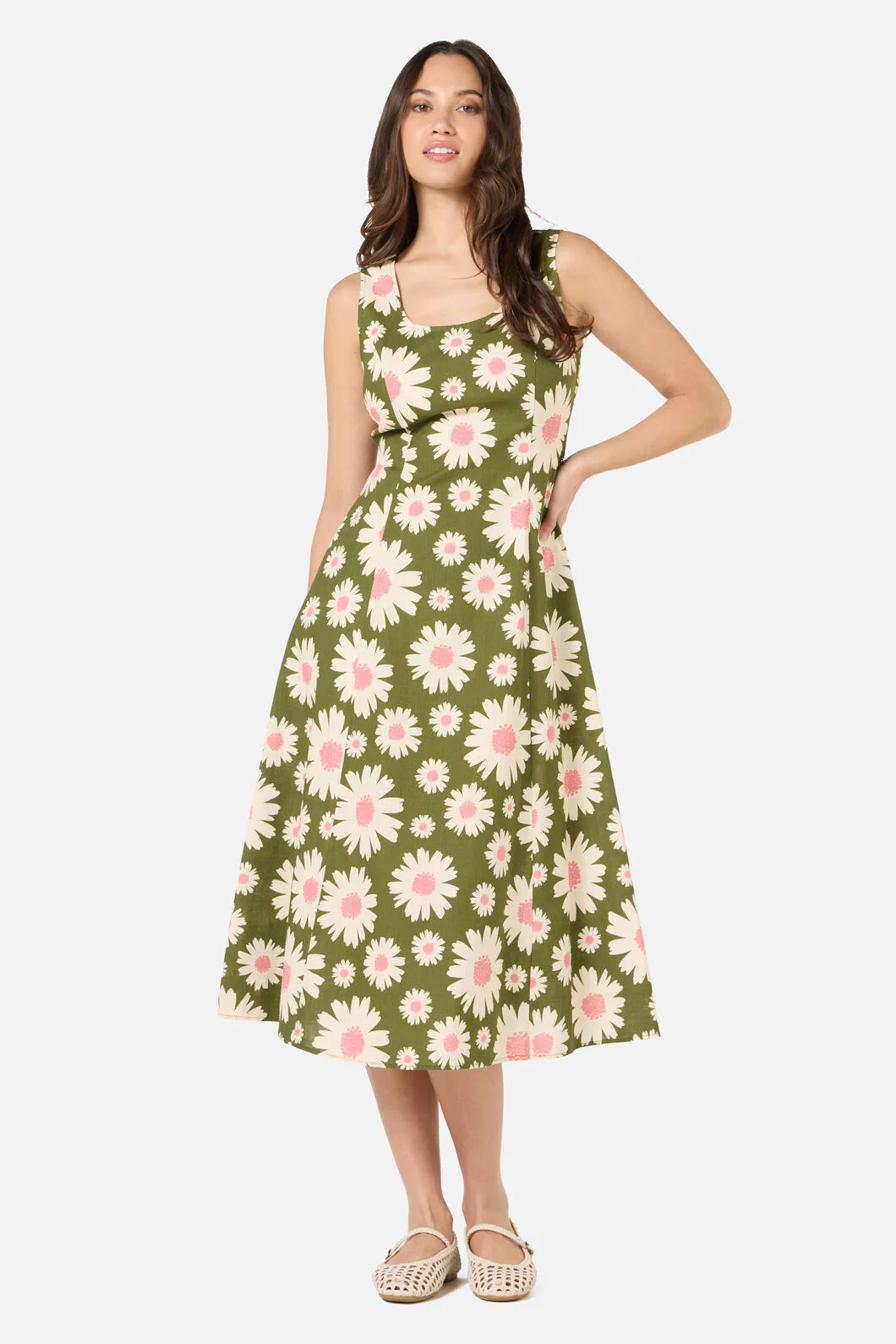 60'S Daisy Midi Dress - Image 2