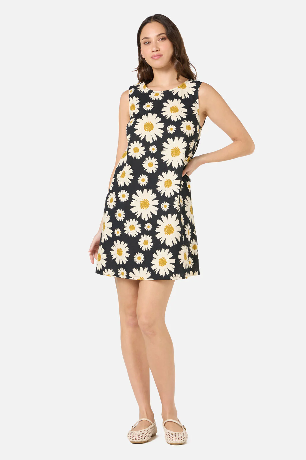 60'S Daisy Mini Dress - Image 3