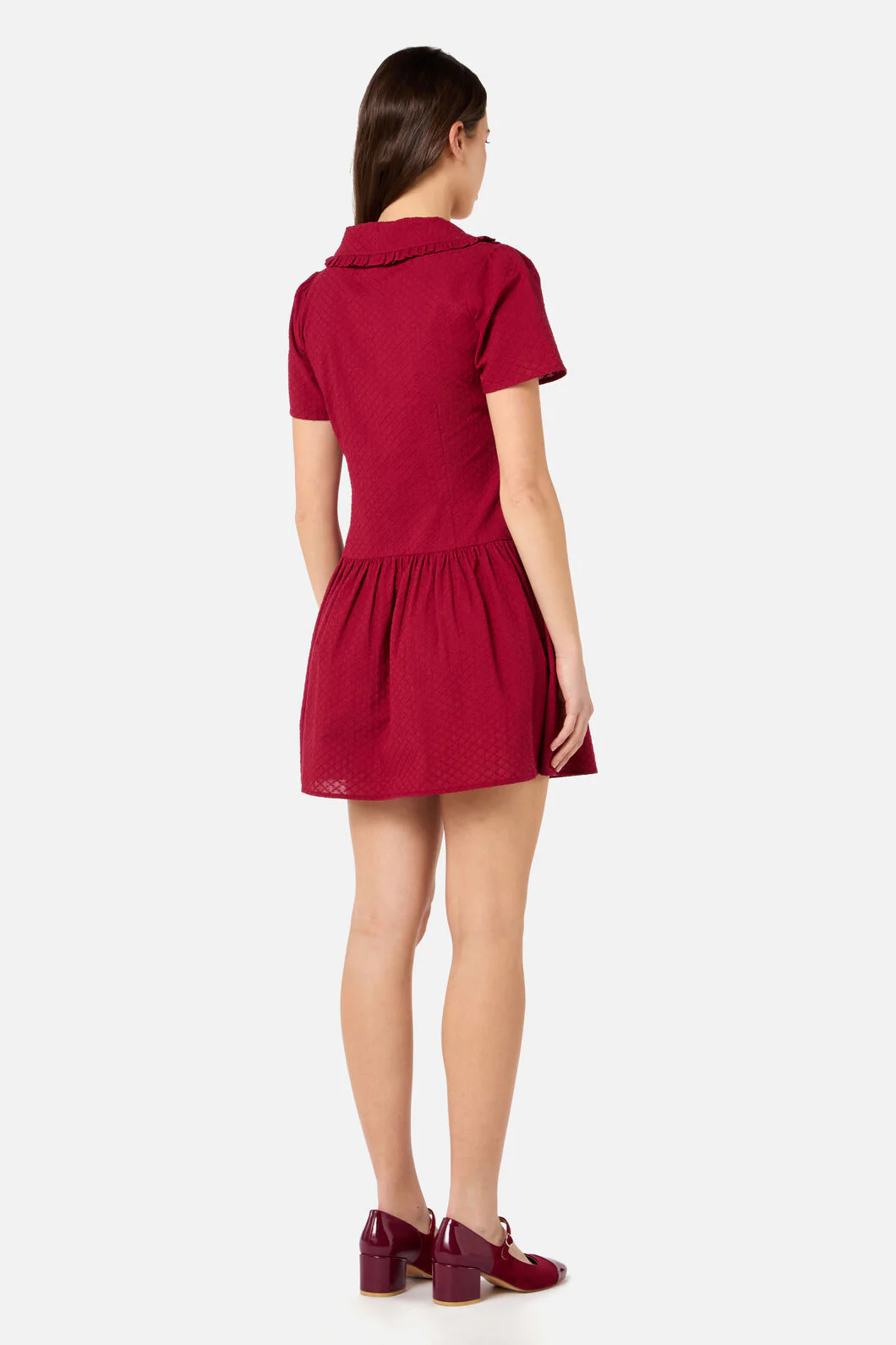 Andrea Drop Waist Mini Dress - Image 7