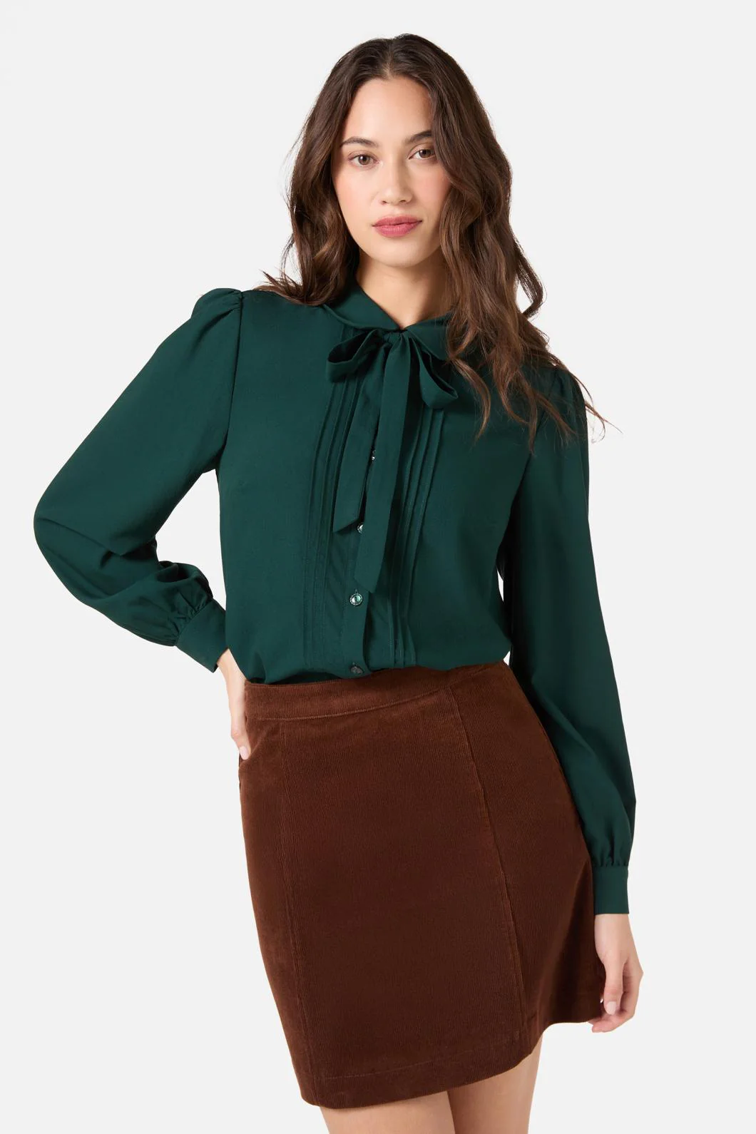 Annie Long Sleeve Bow Blouse - Image 9