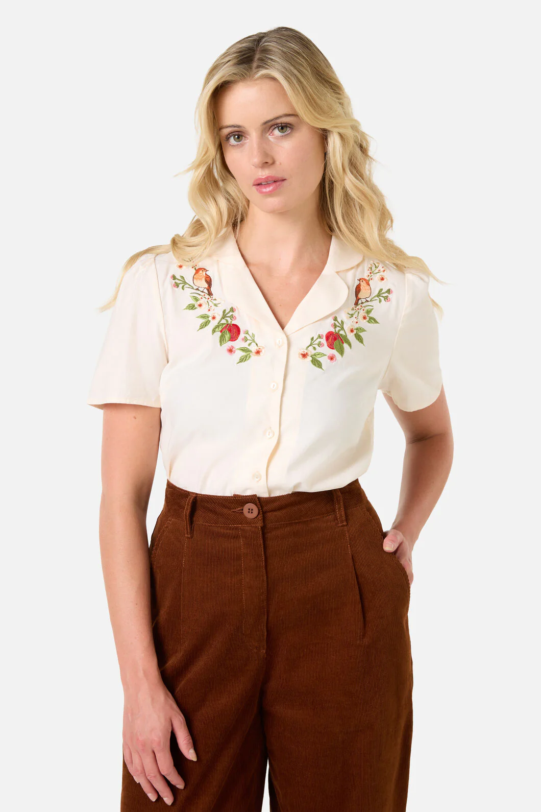 Apple & Robin Emb Blouse - Image 2