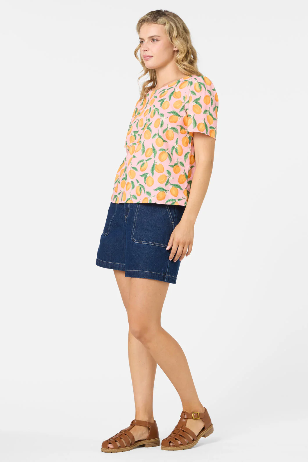 Apricots Short Sleeve Top - Image 3