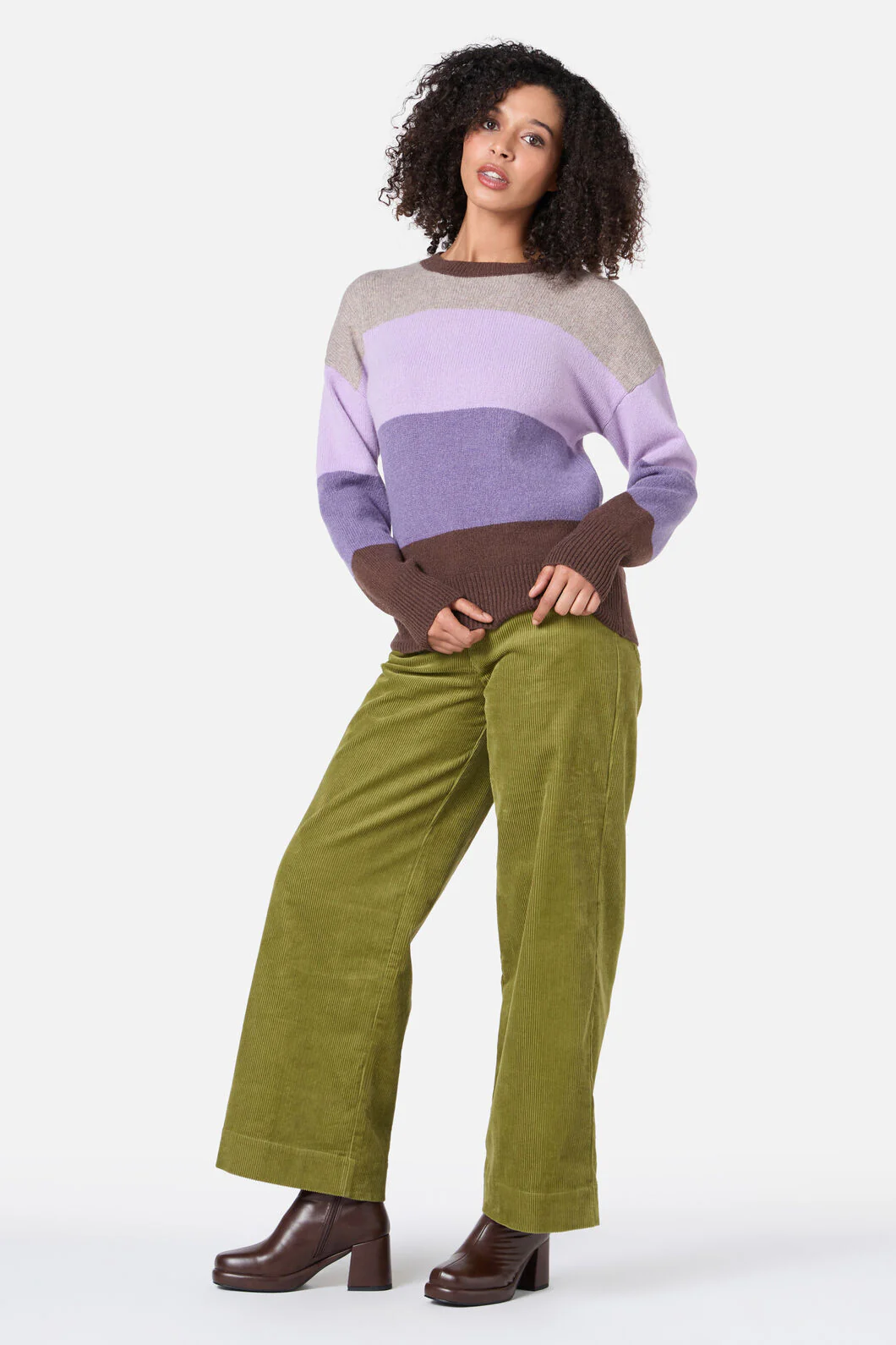 Arla Stripe Knit Jumper - Image 2
