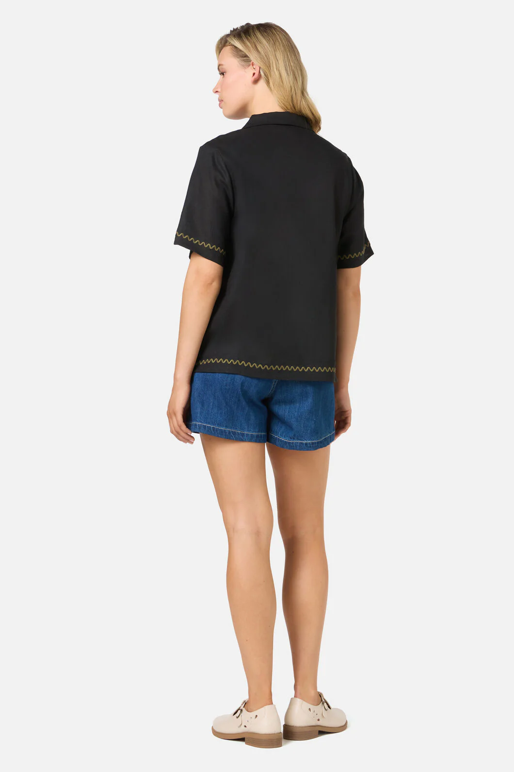 Astrid Rose Embroidered Shirt - Image 5