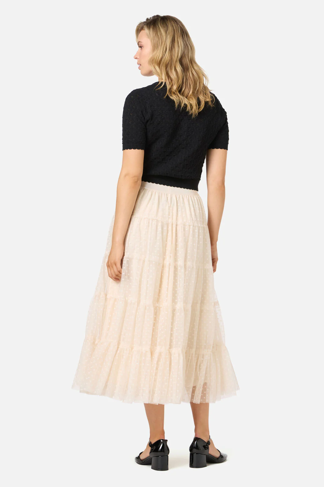 Avery Tulle Midi Skirt - Image 4