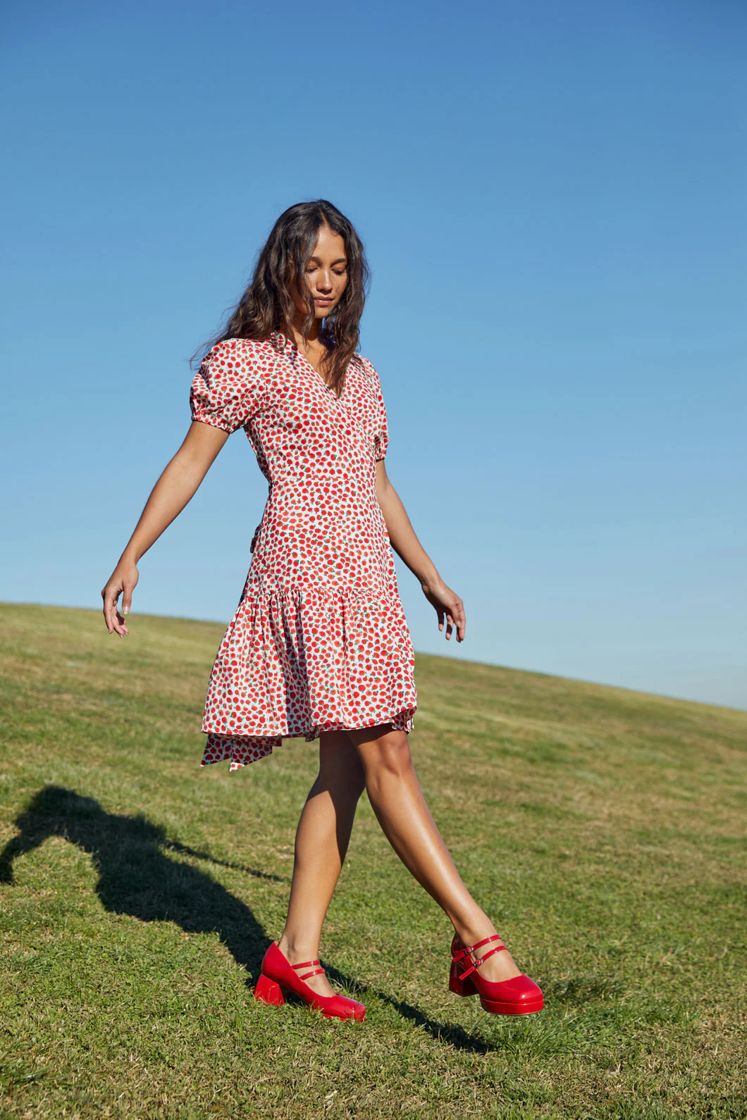 Bessie Mini Wrap Dress - Image 3