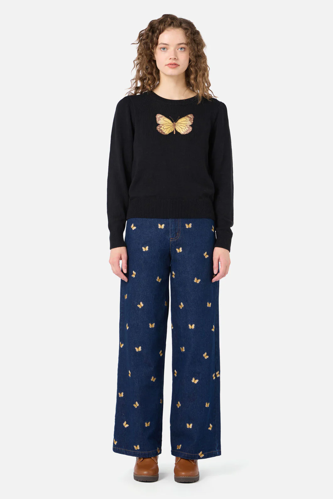 Butterfly Embroidered Jumper - Image 3