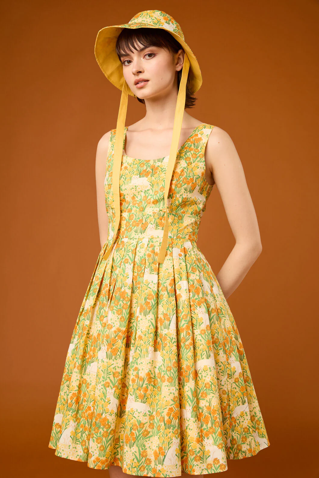 Cat & Flora Reversible Hat