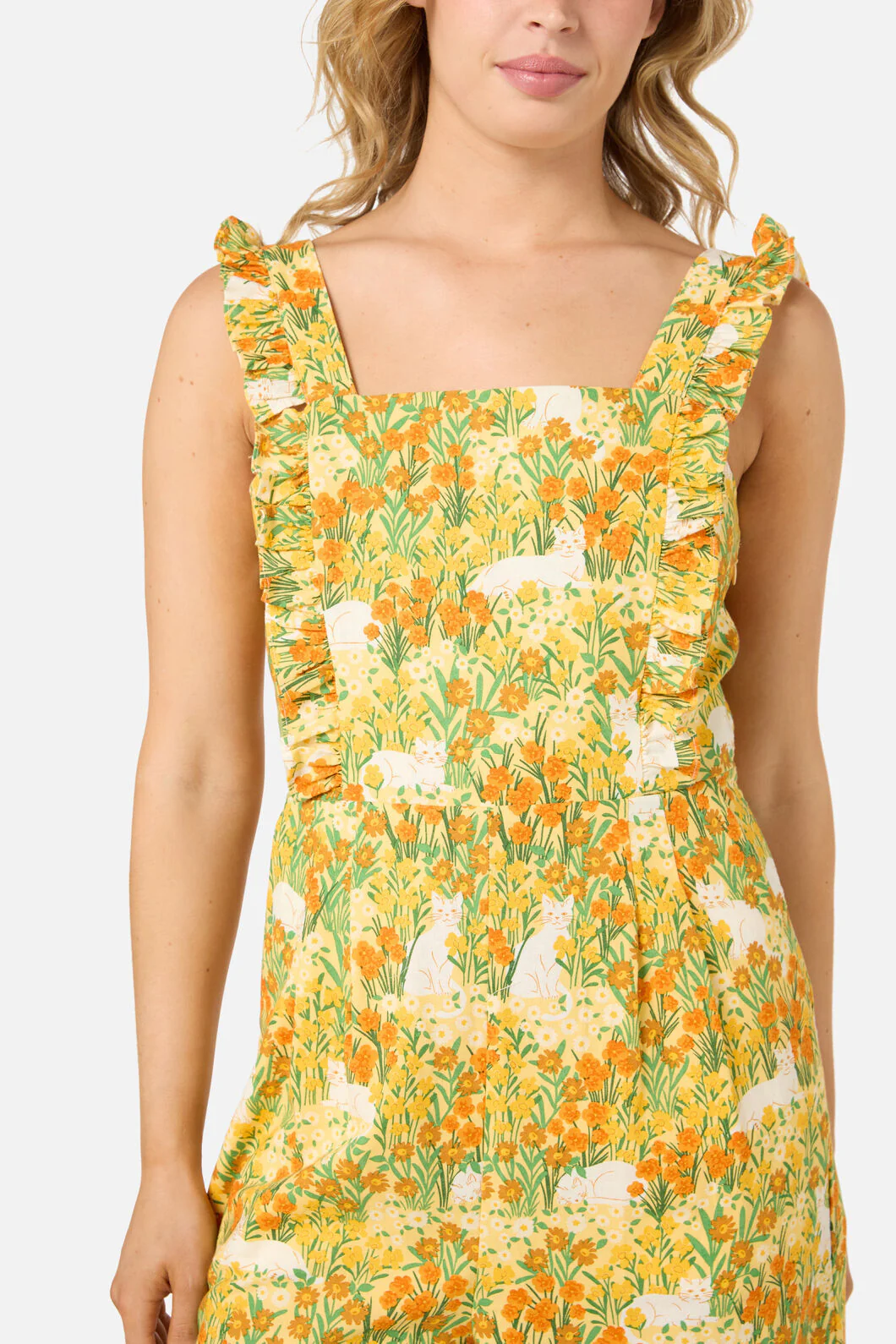 Cat & Flora Tie Back Jumpsuit - Image 5