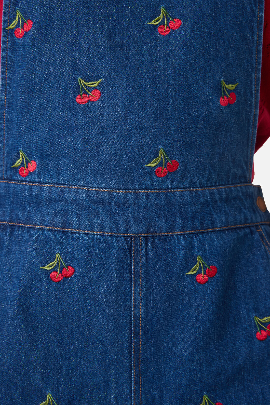 Cherry Embroidered Overall - Image 4