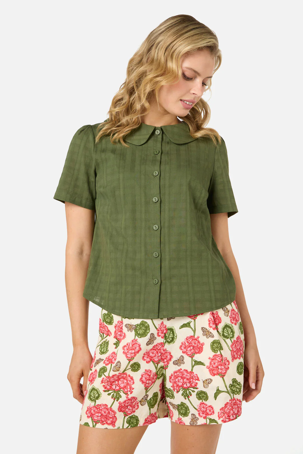 Cindy Sweet Collar Blouse