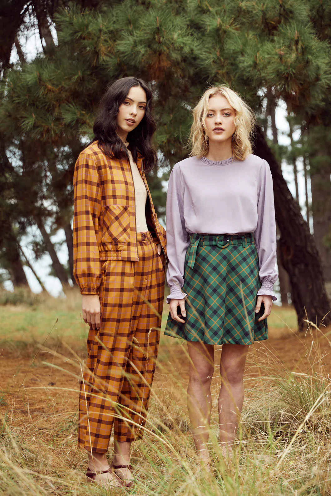 Claudia Check Skirt - Image 6