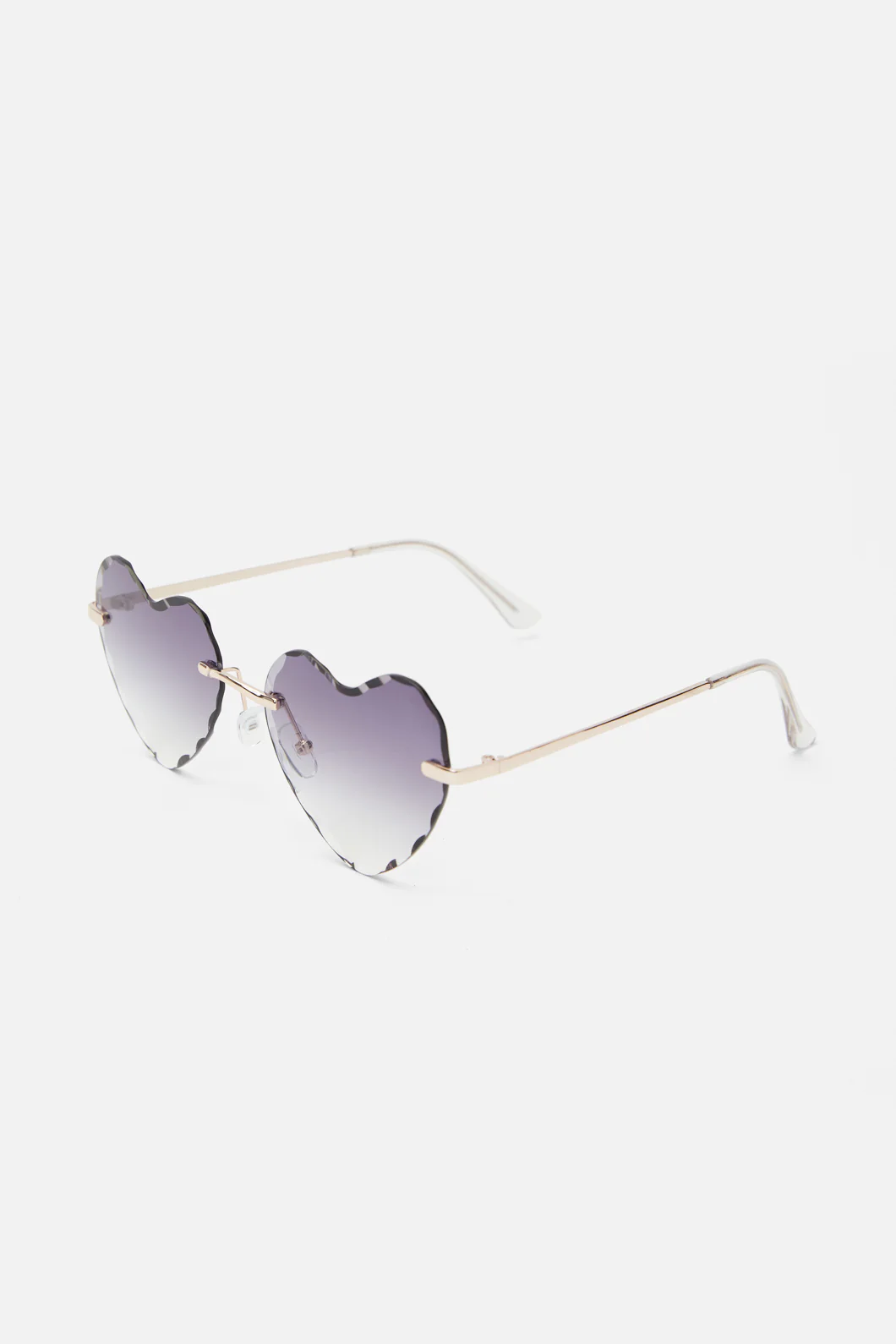 Cool Grey Heart Sunglasses - Image 3