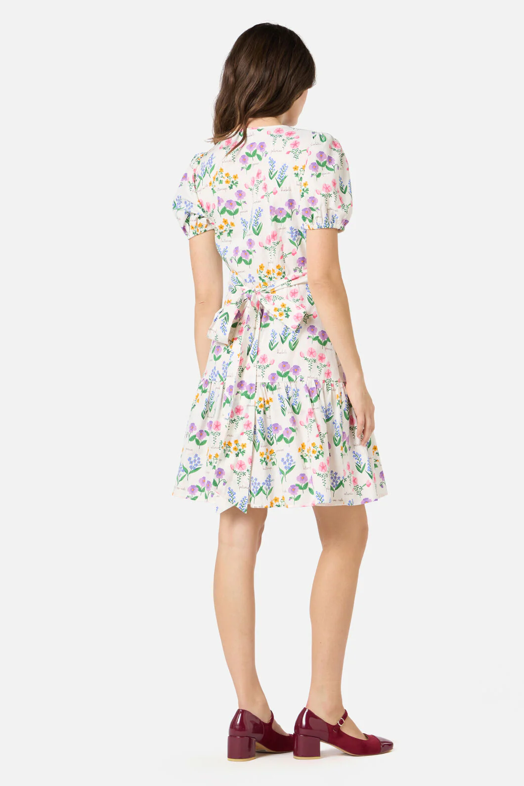 Cottage Garden Mini Wrap Dress - Image 4