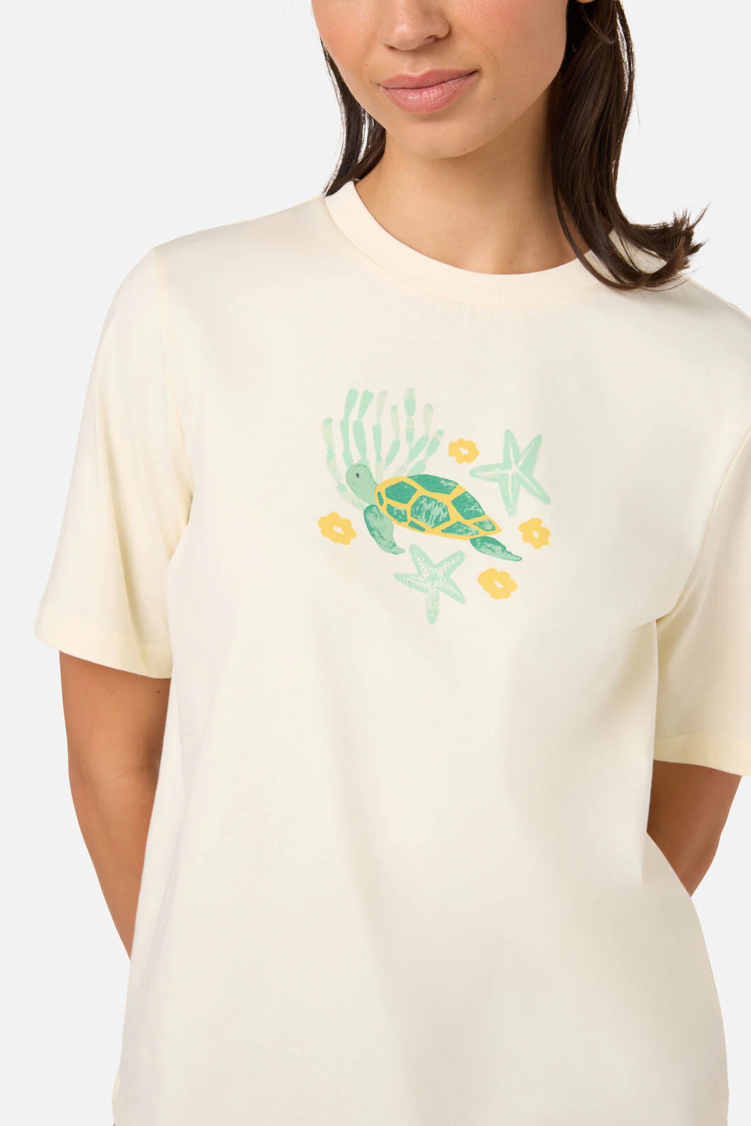 Cute Turtle Relaxed Tee - Image 5
