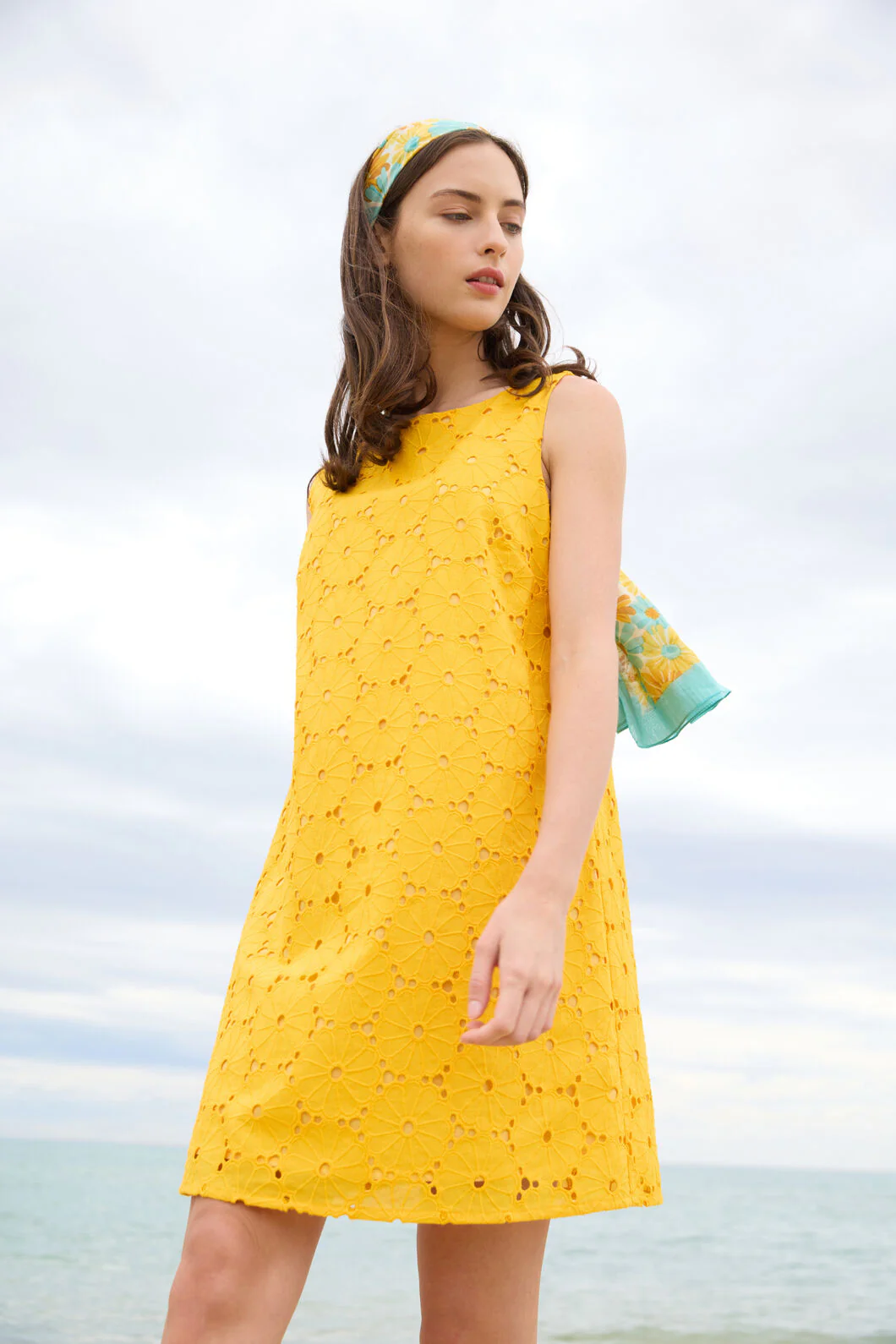Daisy Broderie Shift Dress