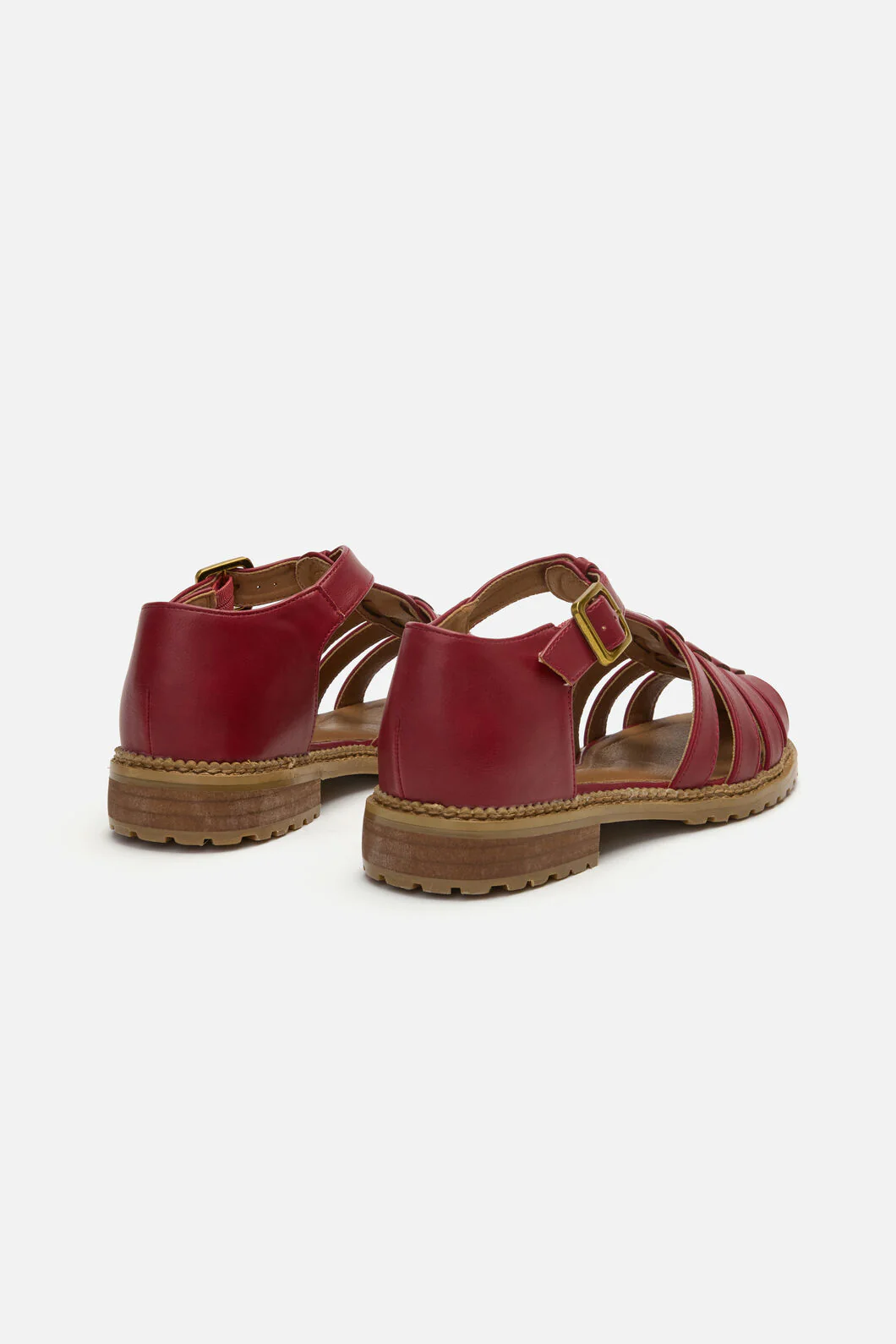 Dark Red Classic Sandal - Image 4