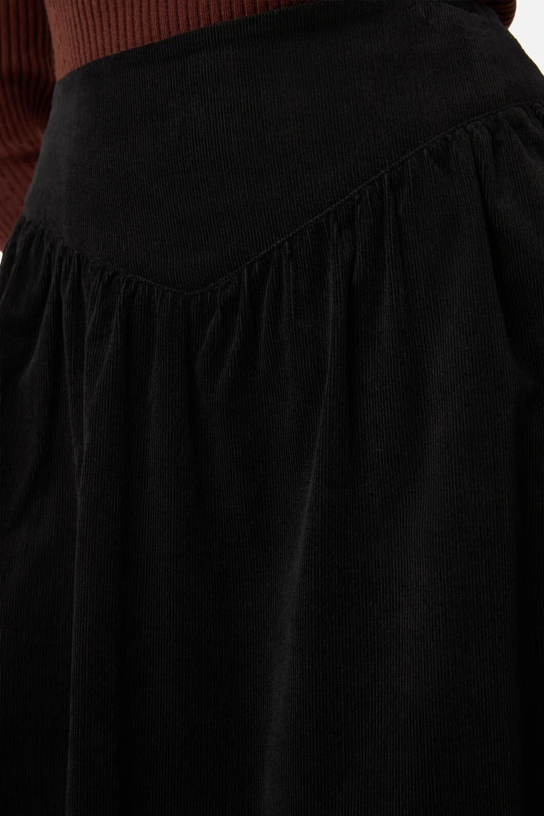 Demi Cord Yoke Skirt - Image 6