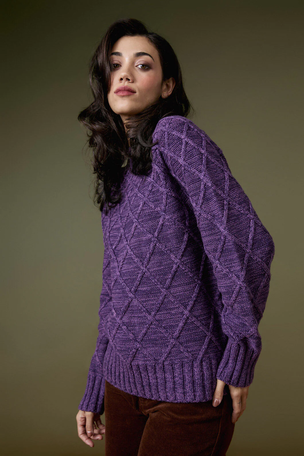 Demi Diamond Knit Jumper