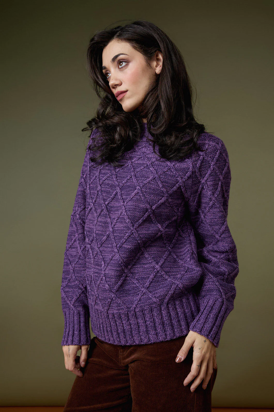 Demi Diamond Knit Jumper - Image 3
