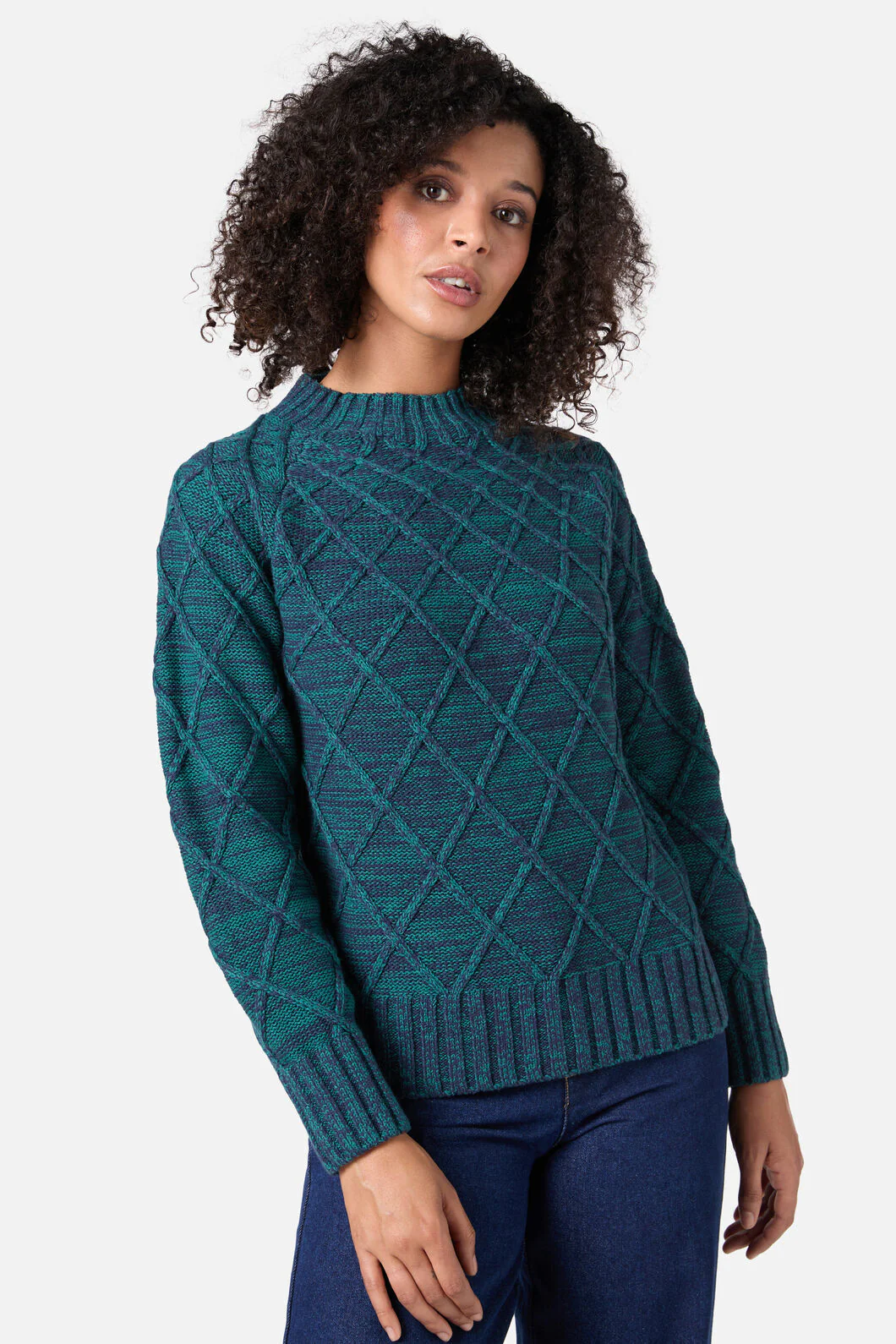 Demi Diamond Knit Jumper - Image 8