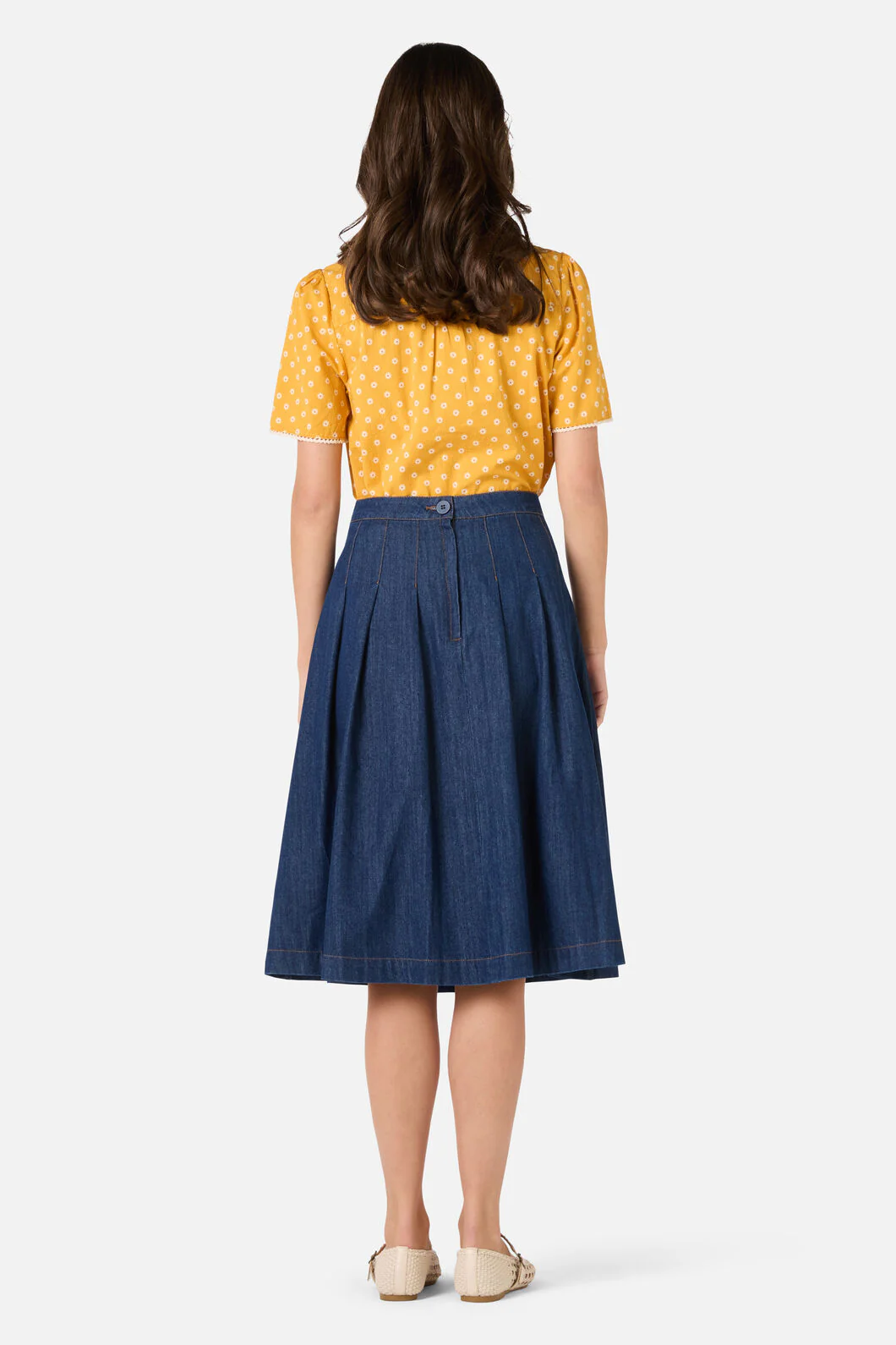 Ditsy Daisy Retro Blouse - Image 5