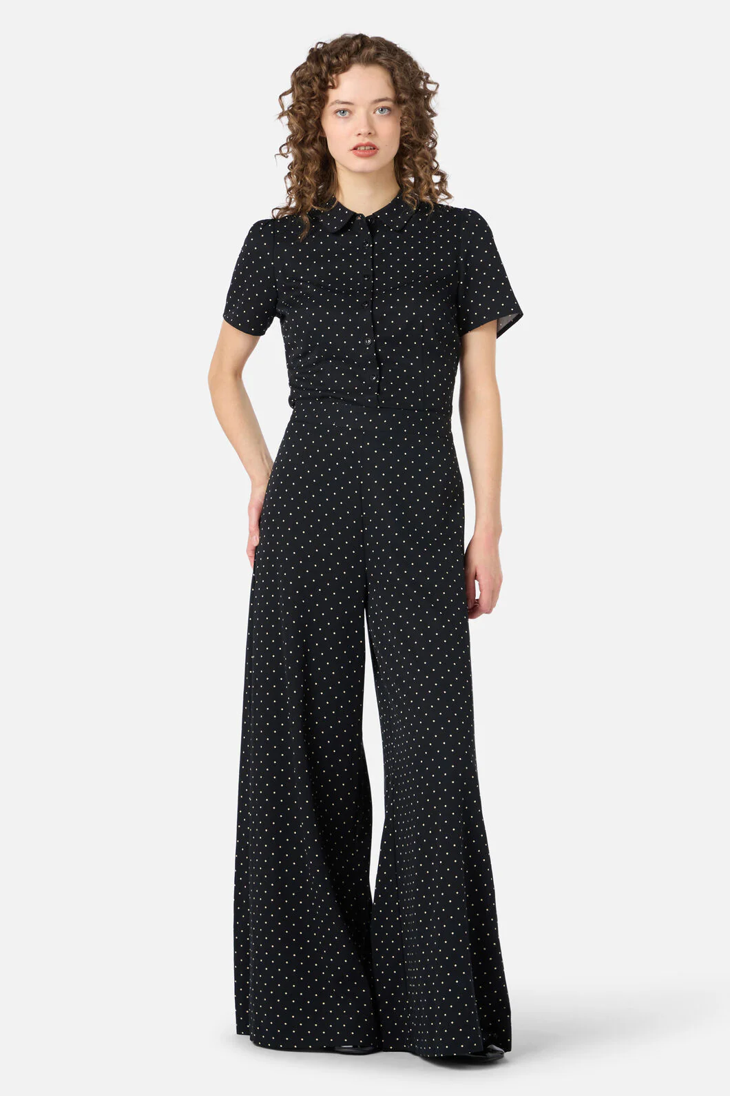 Dolly Spot Palazzo Pant - Image 5