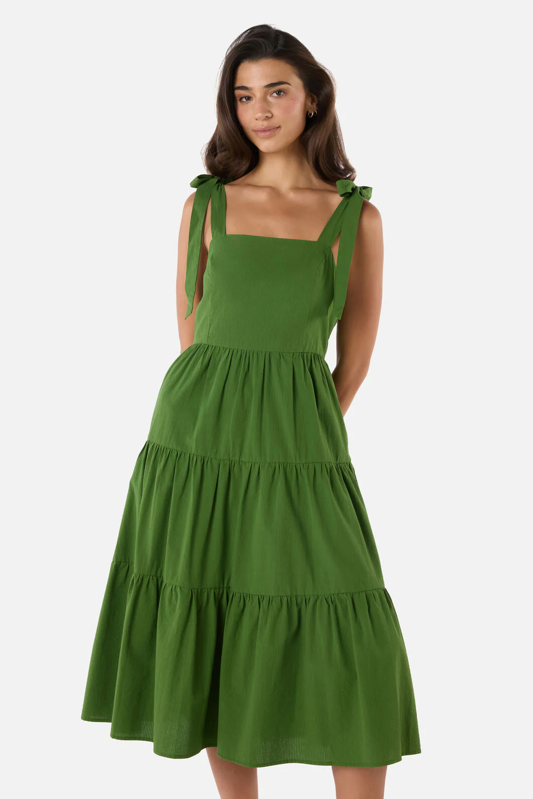 Donna Tiered Midi Dress