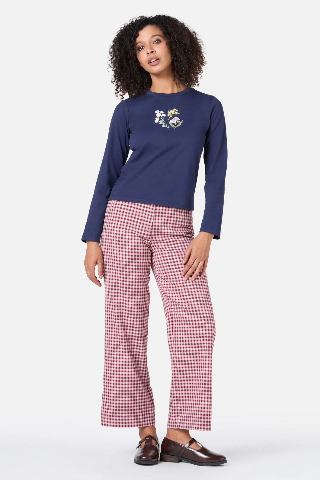 Elsie Flower Long Sleeve Tee - Image 2