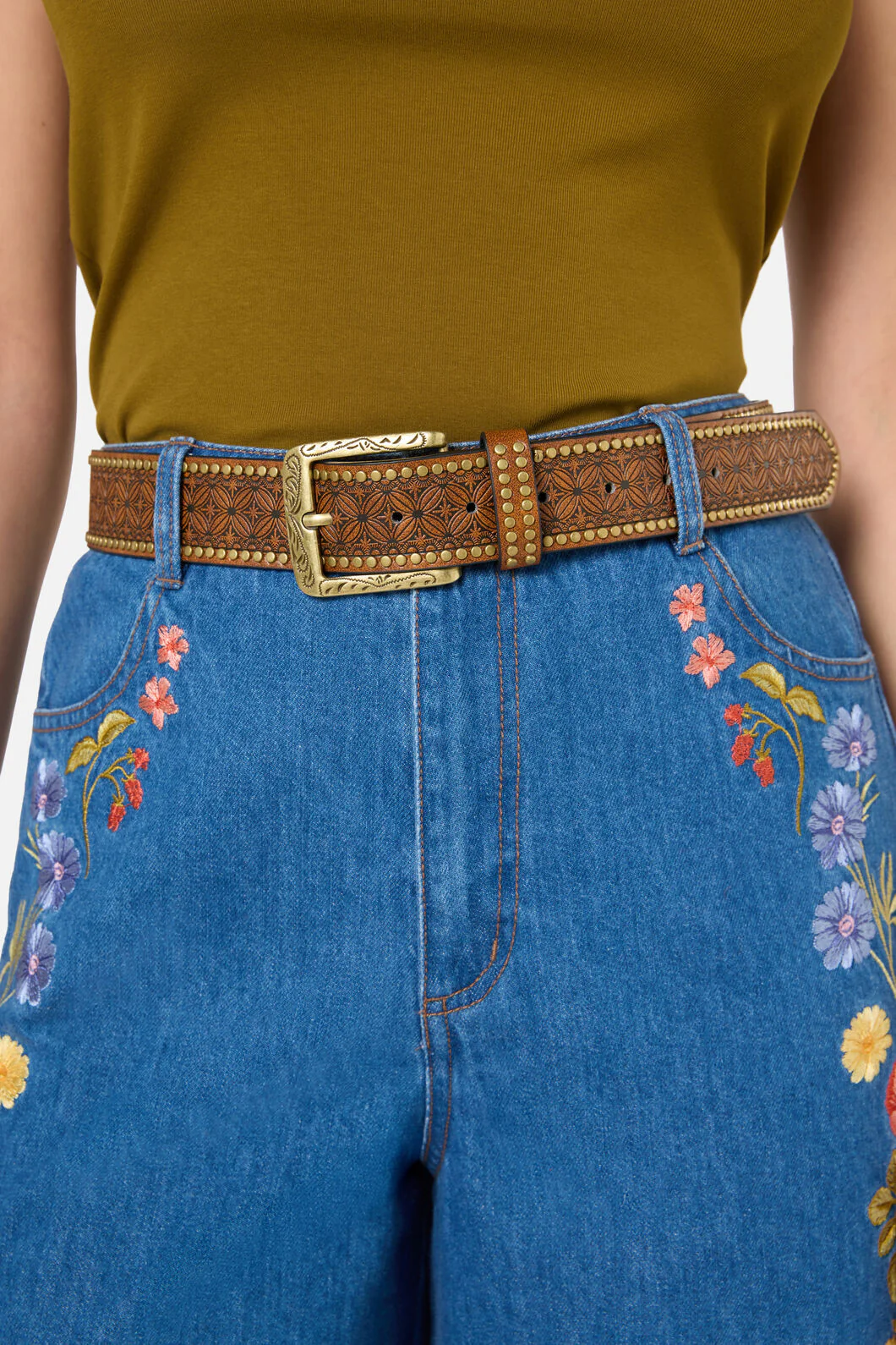 Embossed Stud Belt - Image 2
