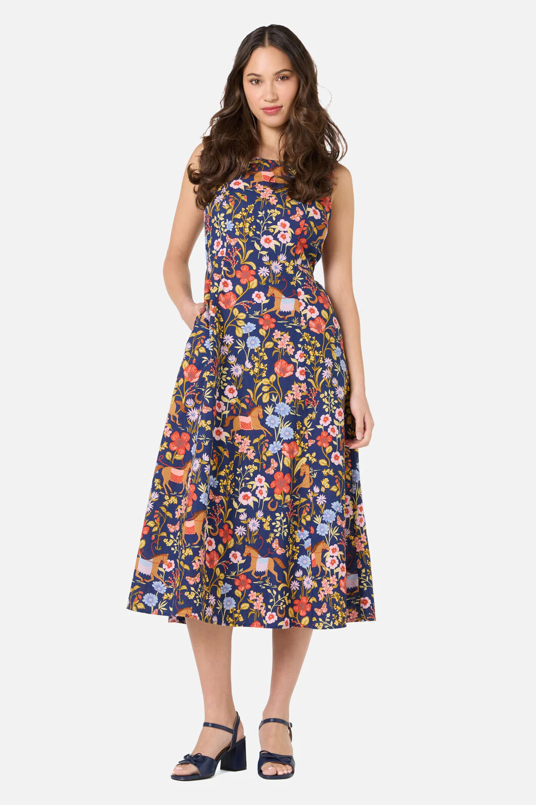 Fancy Horses Midi Dress - Image 2