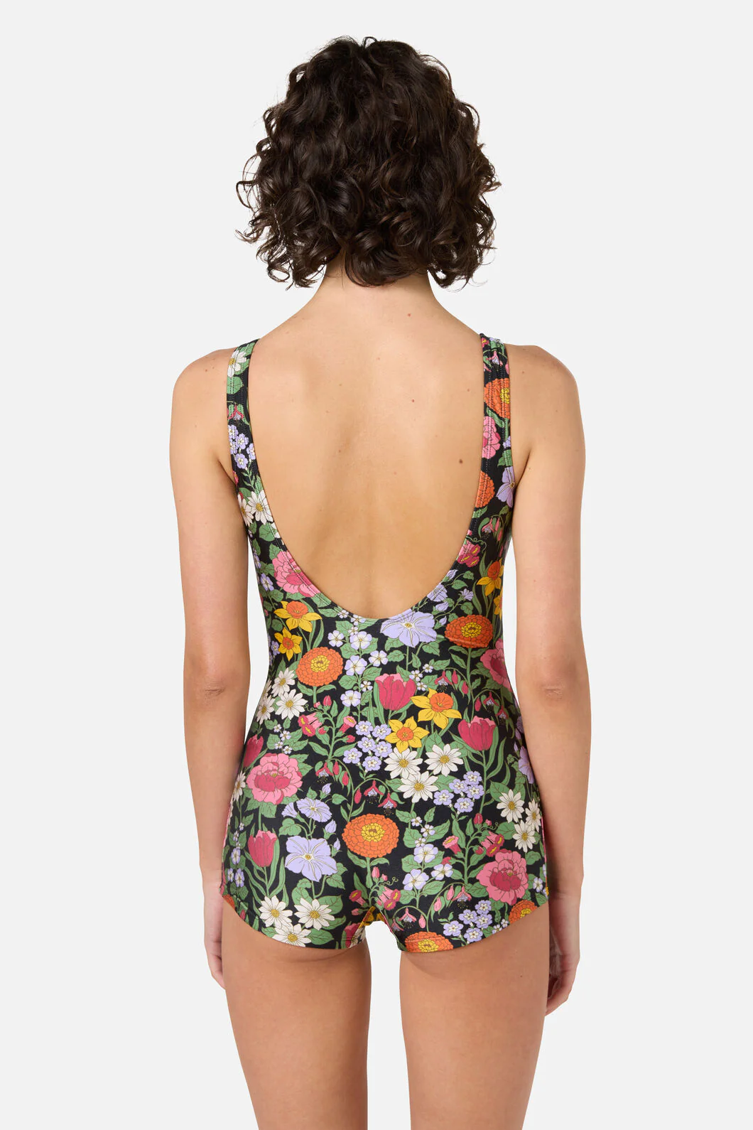 Floral Field Boyleg One Piece - Image 4