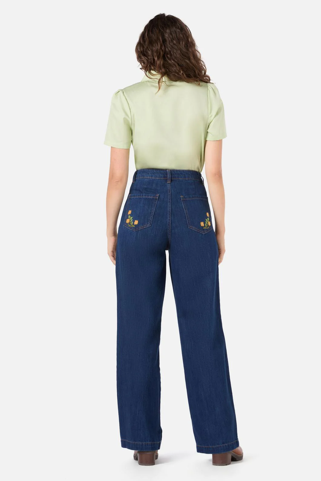 Flower Child Embroidered Jean - Image 7