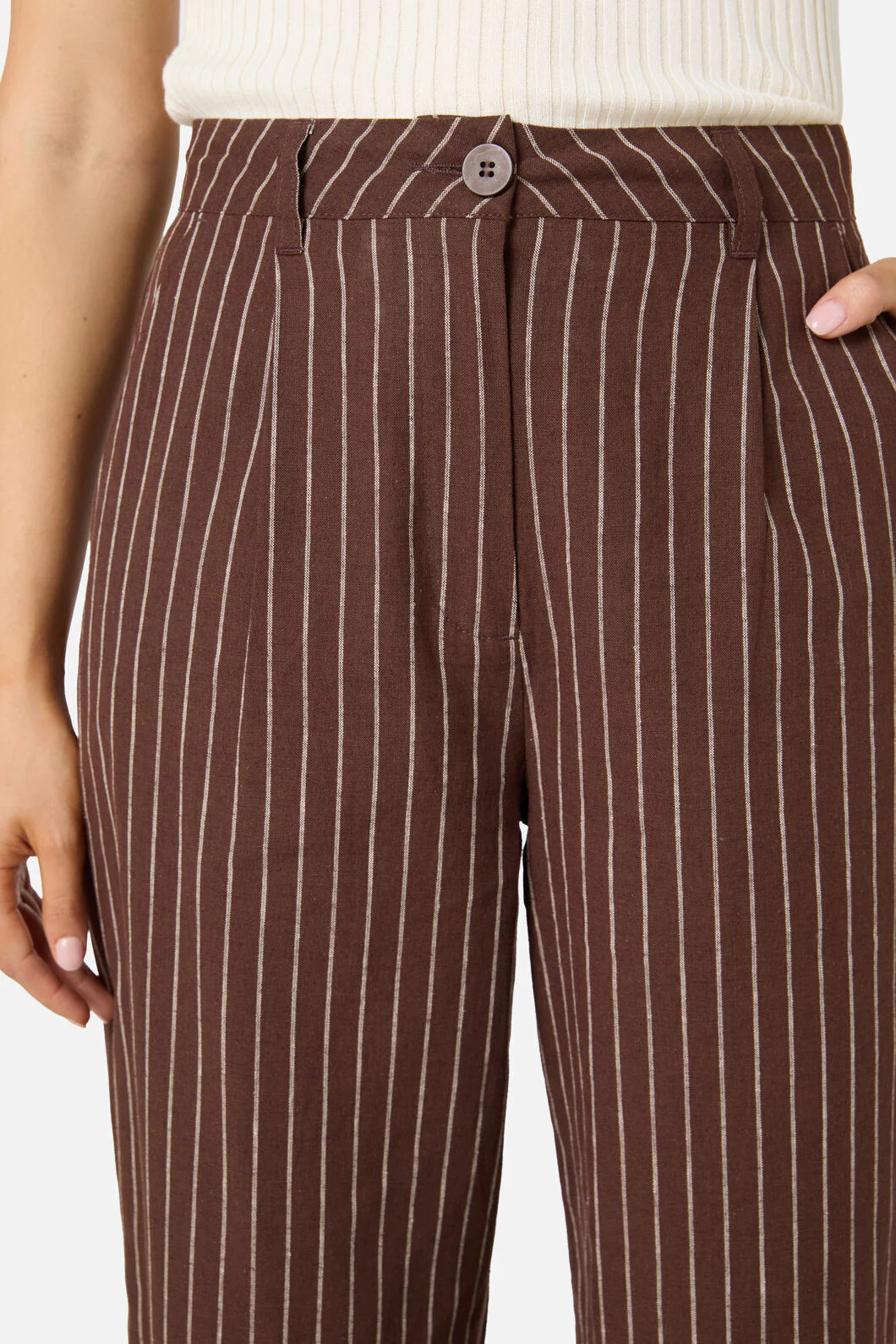 Frankie Pinstripe Pant - Image 15