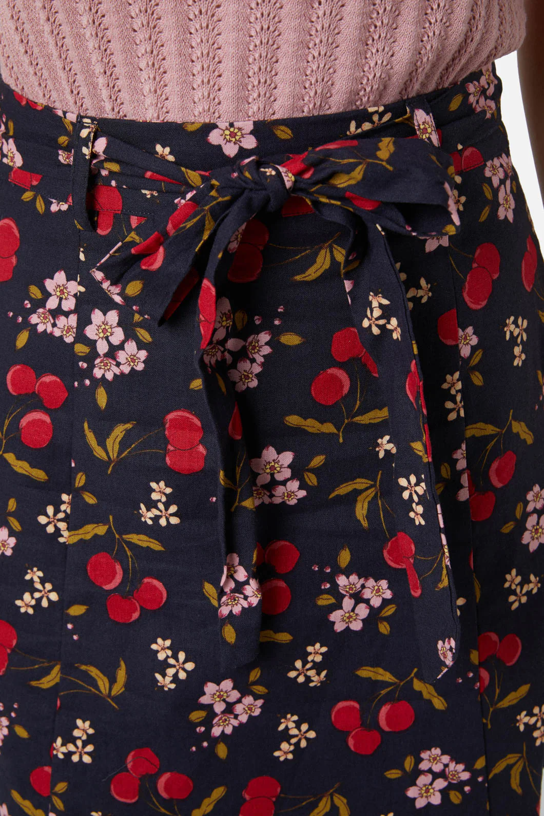 French Cherry Flippy Skirt - Image 10