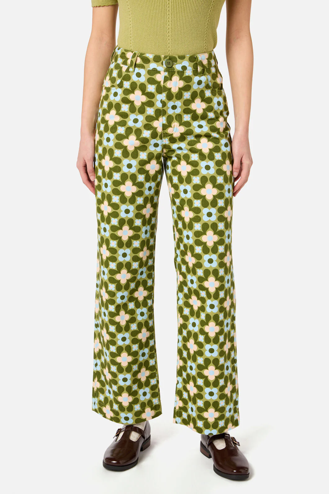 Ginny 60's Printed Jean - Image 3