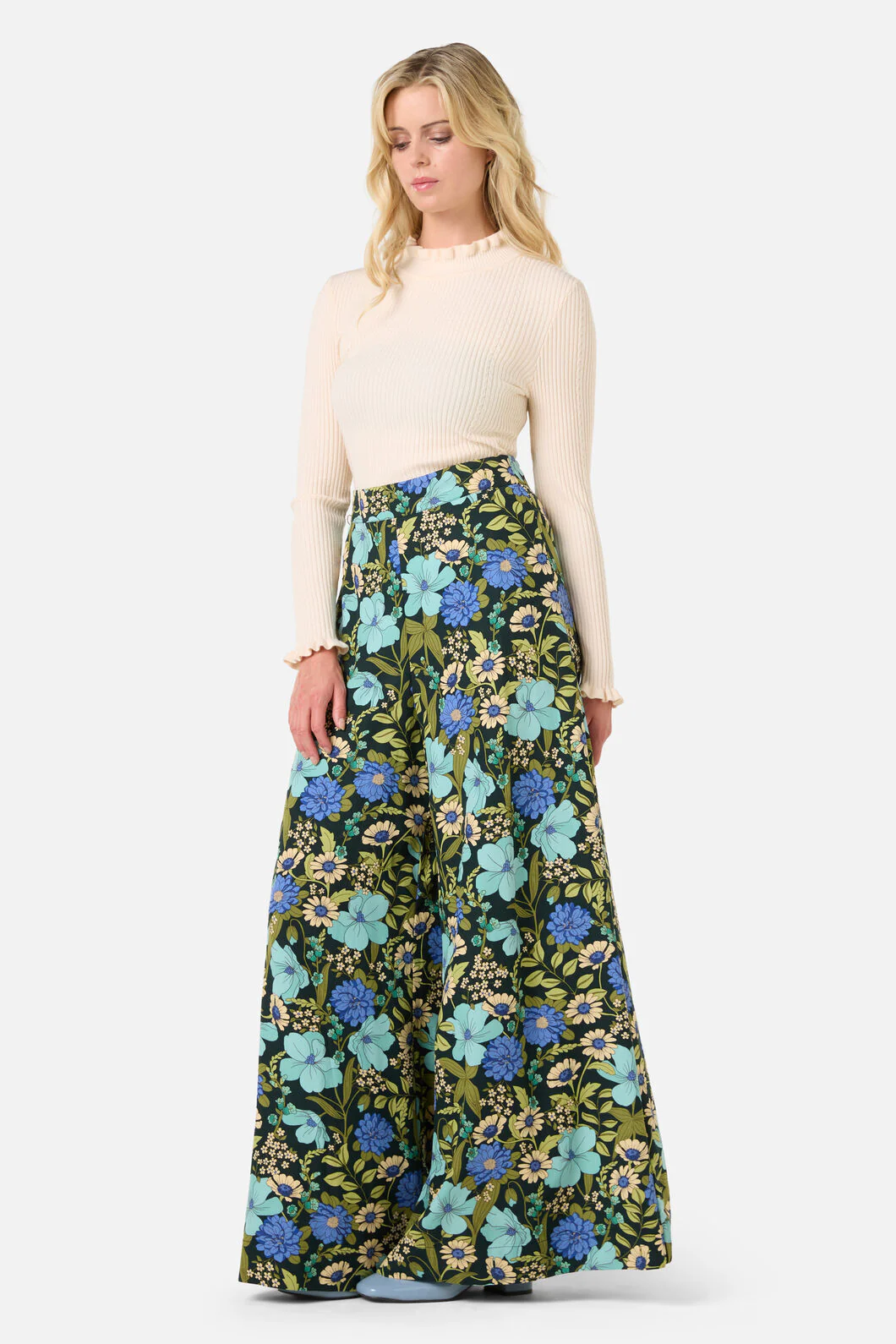 Gloria 70'S Floral Pant - Image 3