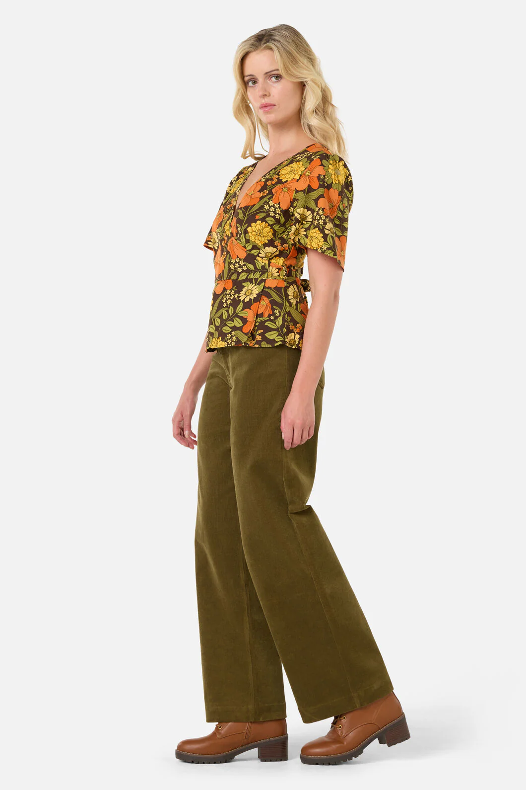 Gloria 70'S Floral Top - Image 4