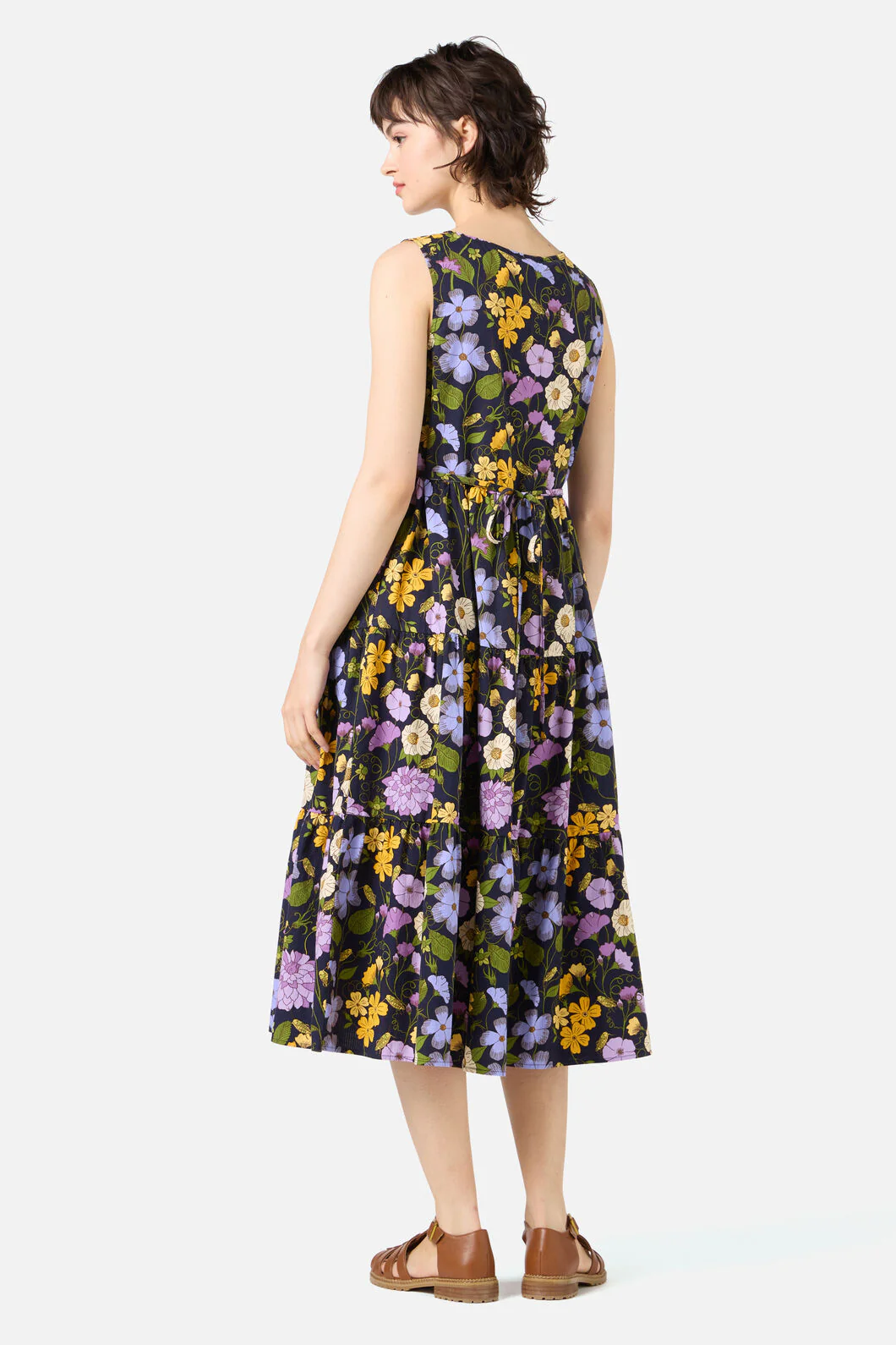 Grasshopper Floral Midi Dress - Image 5