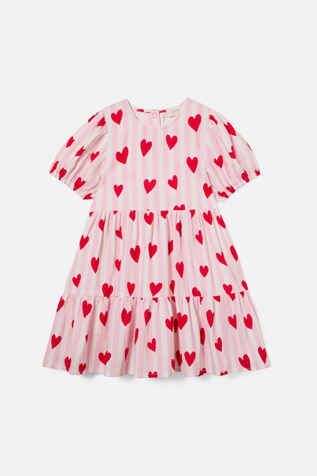Heart Stripe Kids Dress - Image 4
