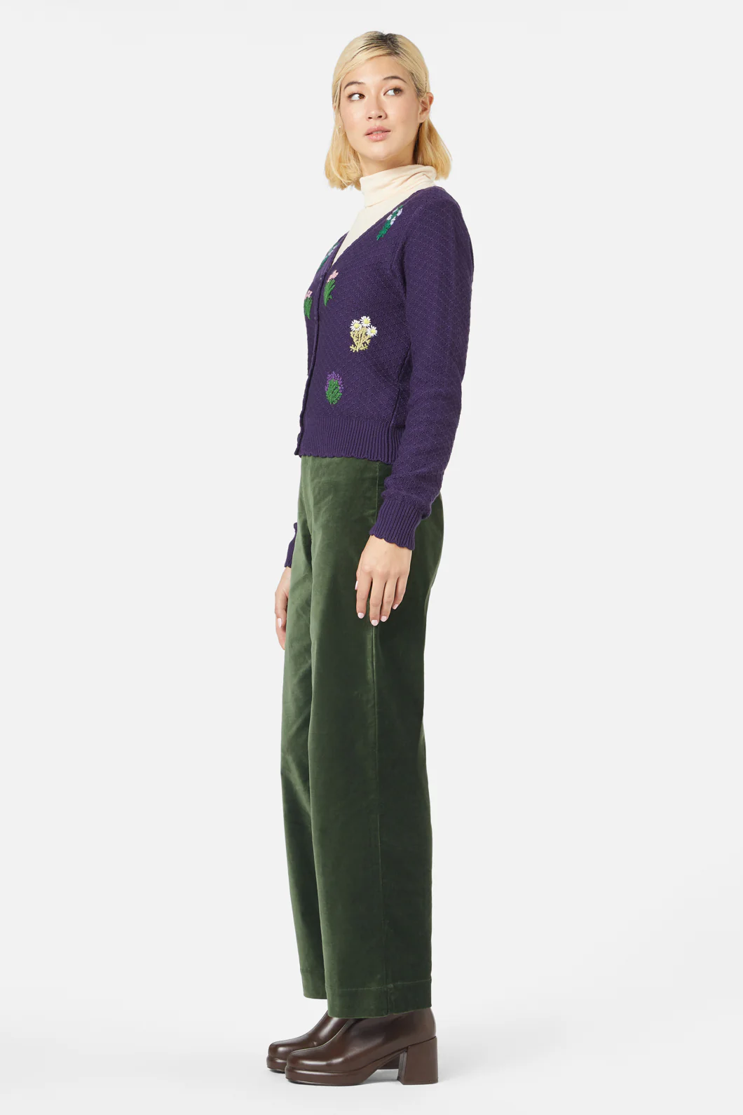 Herb Embroidered Cardi - Image 3