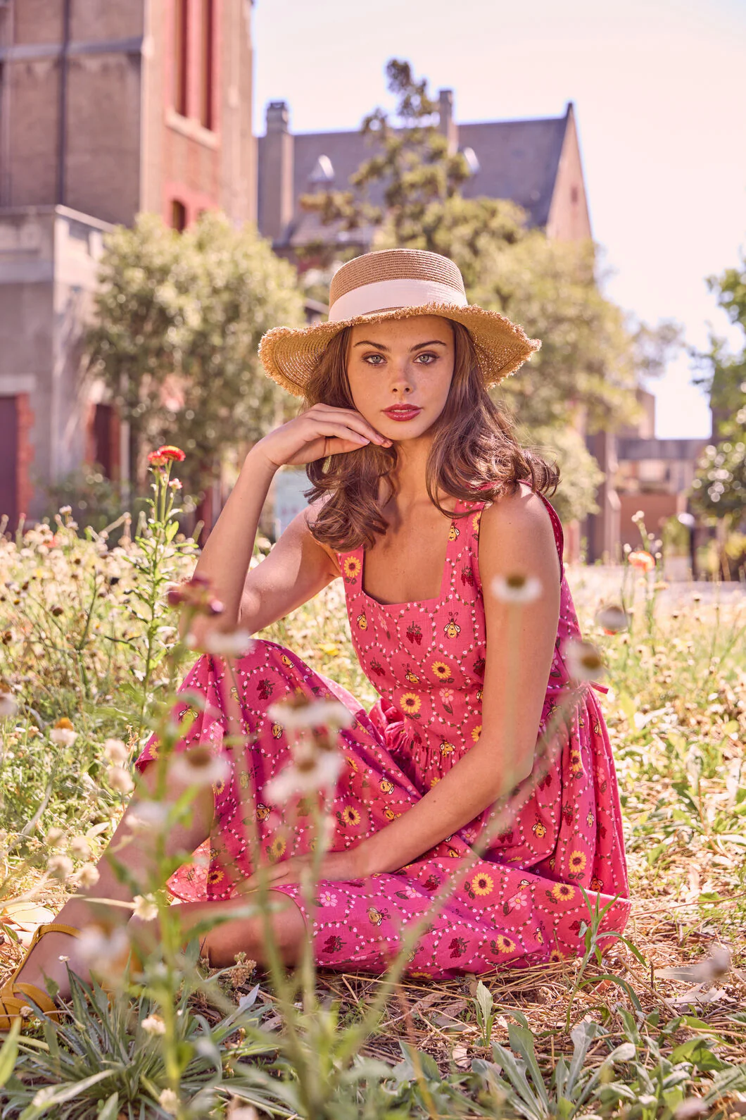 Honey Bee Hive Midi Dress - Image 2