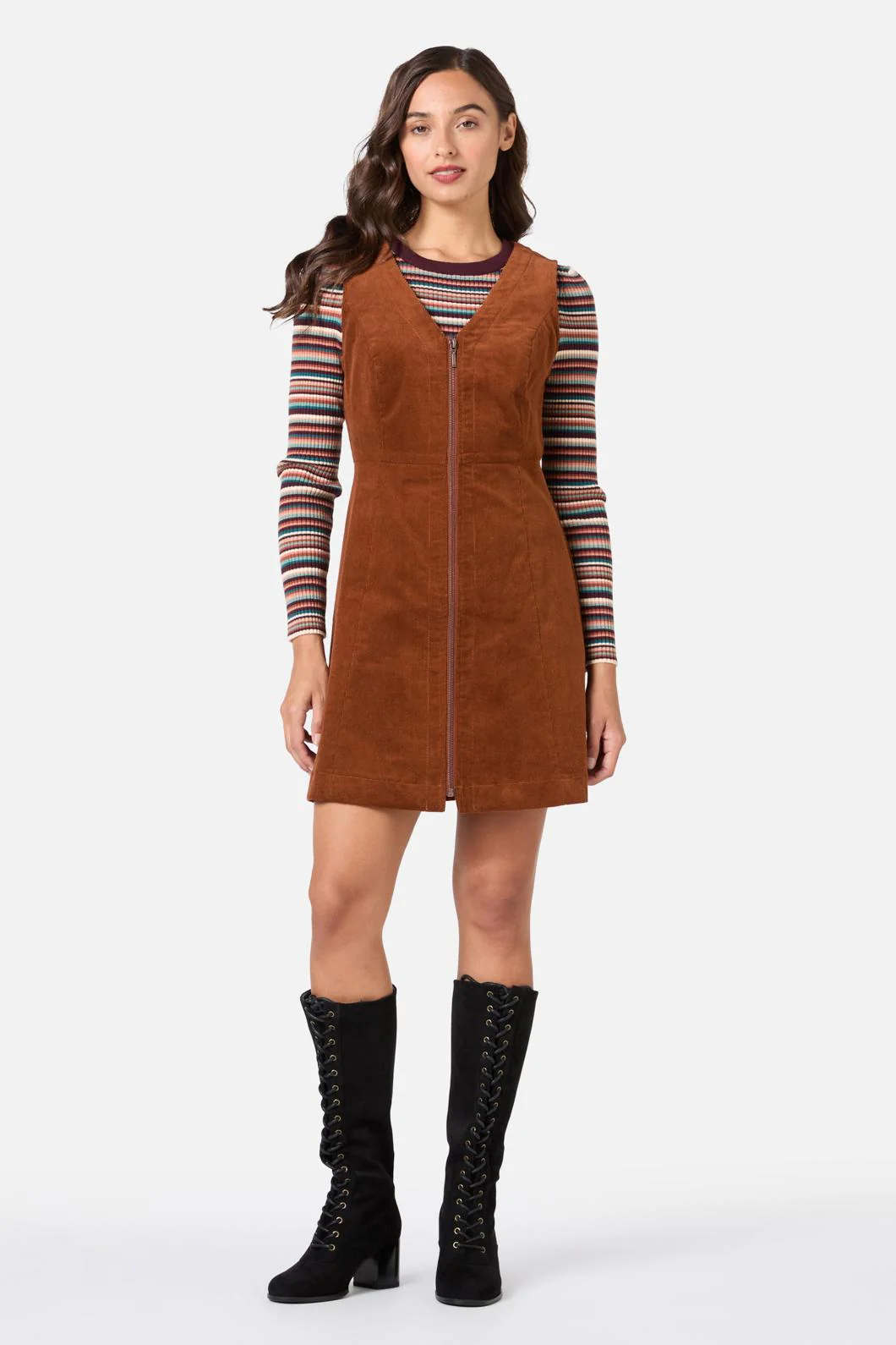 Honey Cord Pinafore