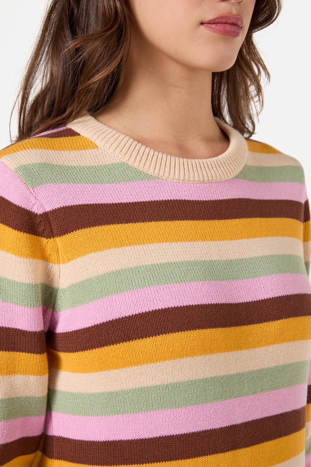 Jill Stripe Knit Jumper - Image 10