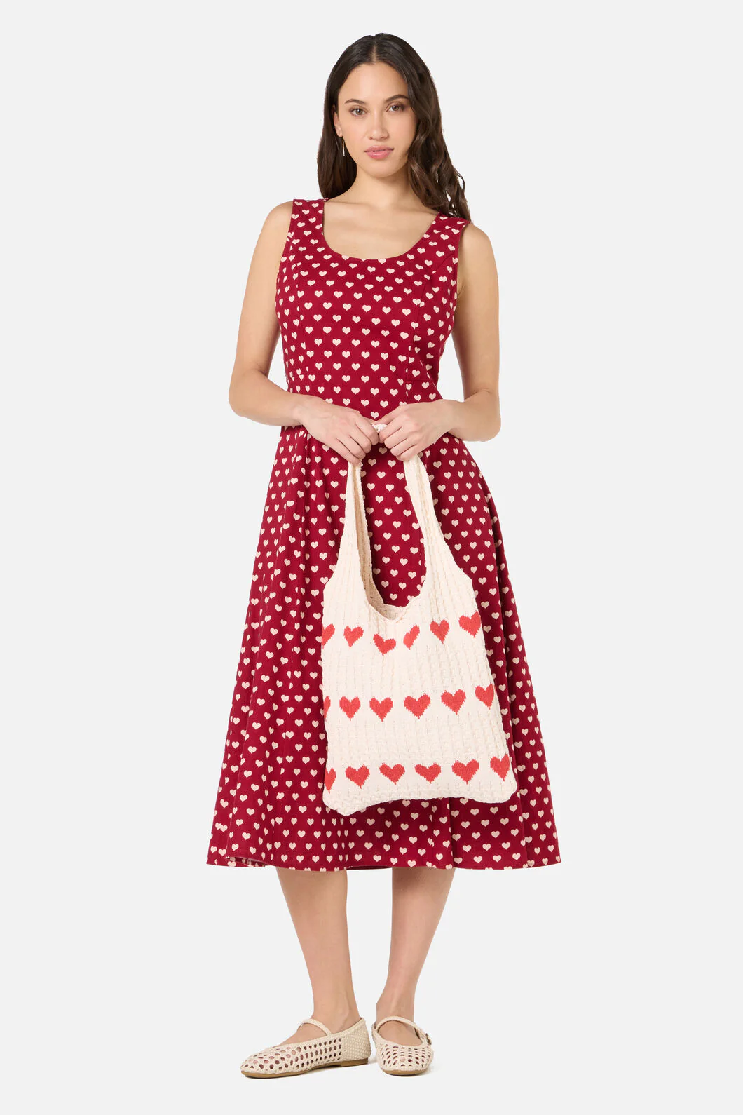 Knitted Sweet Heart Bag - Image 2