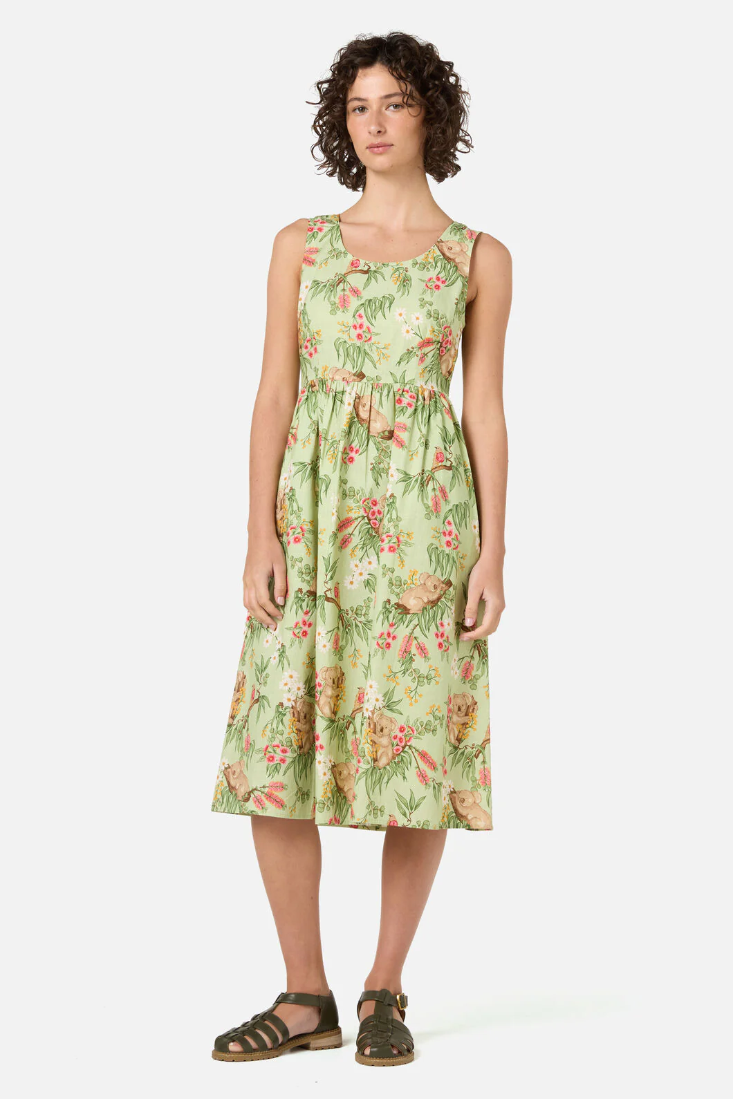 Koala Sleeveless Midi Dress - Image 3