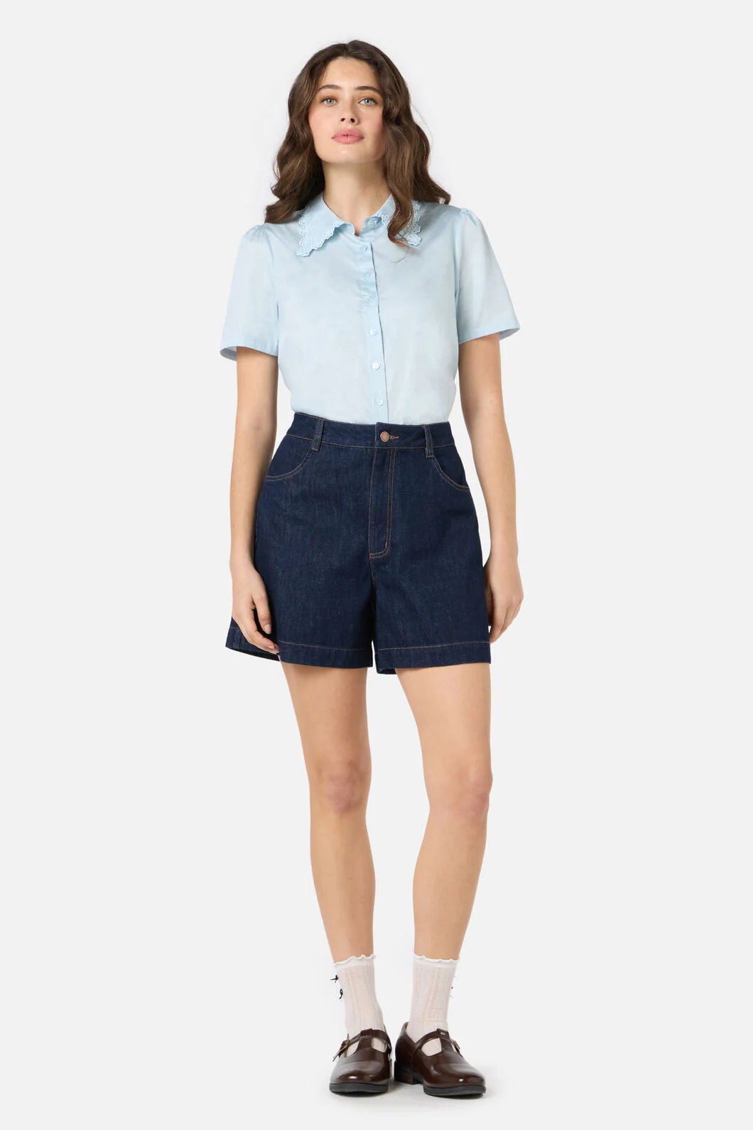 Lacey Collar Blouse - Image 3