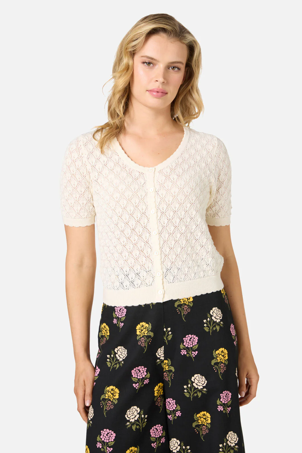 Lacey Short Sleeve Cardigan - Image 9