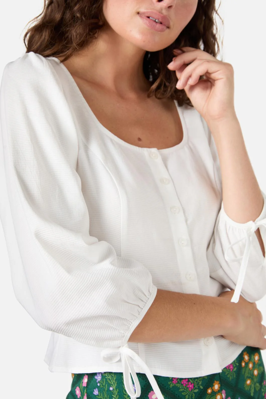 Layla Puff Sleeved Top - Image 12