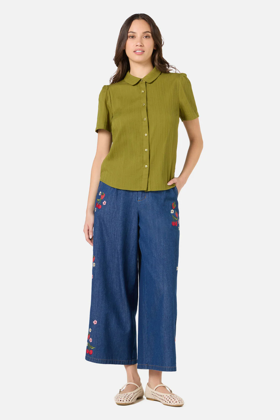 Lee Short Sleeve Blouse - Image 8